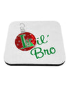 Matching Family Ornament Lil Bro Coaster-Coasters-TooLoud-1-Davson Sales