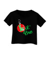 Matching Family Ornament Lil Bro Infant T-Shirt Dark-Ornament-TooLoud-Black-06-Months-Davson Sales