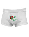 Matching Family Ornament Lil Bro Mens Cotton Trunk Underwear-Men's Trunk Underwear-NDS Wear-White-Small-Davson Sales