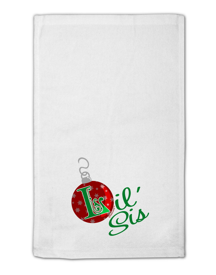 Matching Family Ornament Lil Sis 11&#x22;x18&#x22; Dish Fingertip Towel-Fingertip Towel-TooLoud-White-Davson Sales