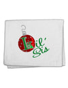 Matching Family Ornament Lil Sis 11&#x22;x18&#x22; Dish Fingertip Towel-Fingertip Towel-TooLoud-White-Davson Sales