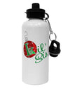 Matching Family Ornament Lil Sis Aluminum 600ml Water Bottle-Ornament-TooLoud-White-Davson Sales