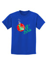 Matching Family Ornament Lil Sis Childrens Dark T-Shirt-Childrens T-Shirt-TooLoud-Royal-Blue-X-Small-Davson Sales