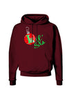 Matching Family Ornament Lil Sis Dark Hoodie Sweatshirt-Hoodie-TooLoud-Maroon-Small-Davson Sales