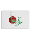 Matching Family Ornament Lil Sis Placemat Set of 4 Placemats-Placemat-TooLoud-White-Davson Sales