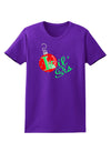 Matching Family Ornament Lil Sis Womens Dark T-Shirt-Ornament-TooLoud-Purple-X-Small-Davson Sales