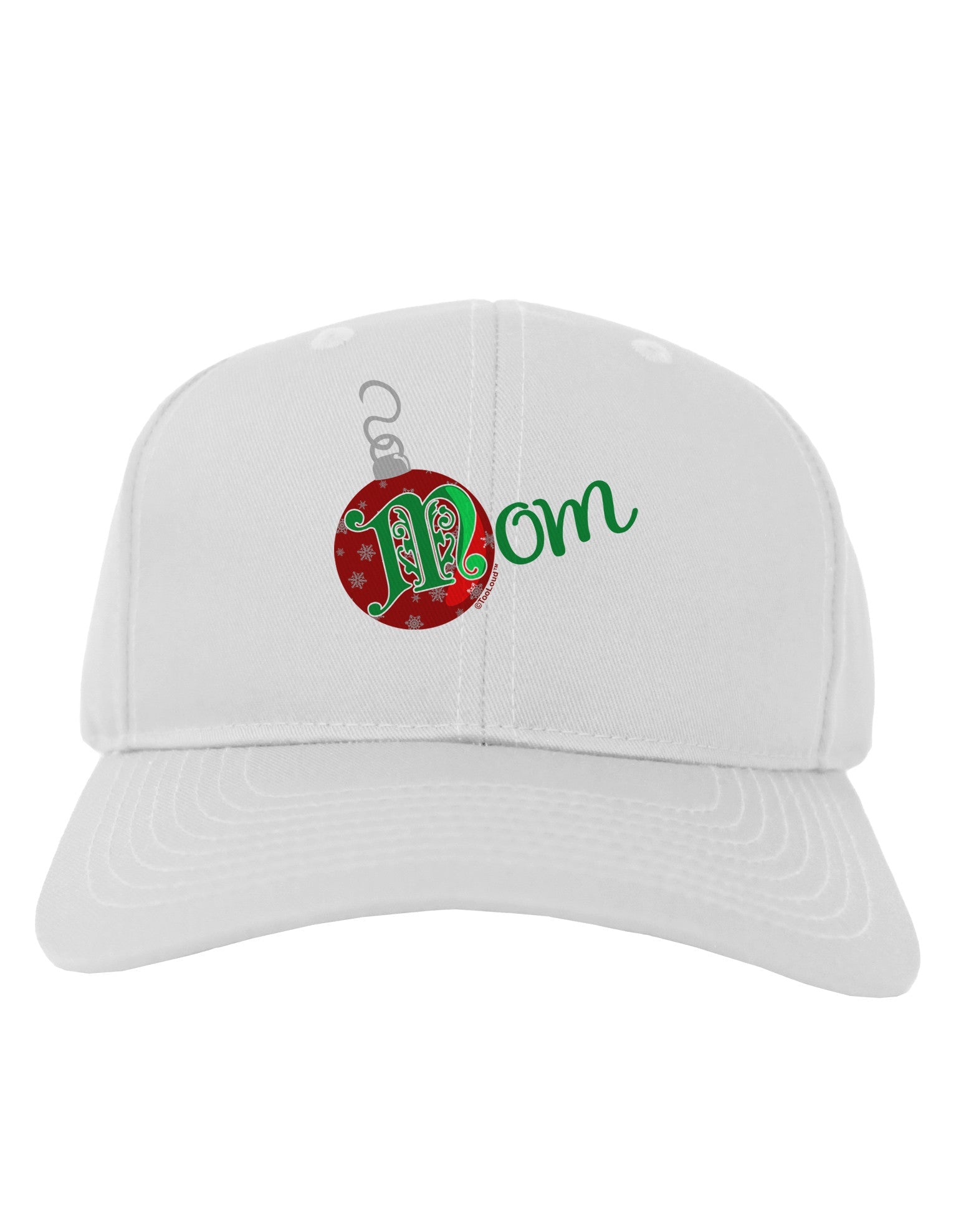 Matching Family Ornament Mom Adult Baseball Cap Hat-Baseball Cap-TooLoud-White-One Size-Davson Sales