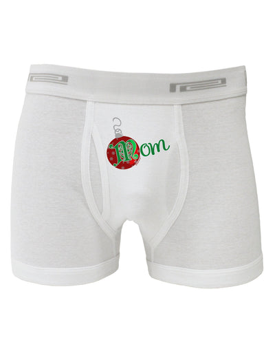 Matching Family Ornament Mom Boxer Briefs-Boxer Briefs-TooLoud-White-Small-Davson Sales