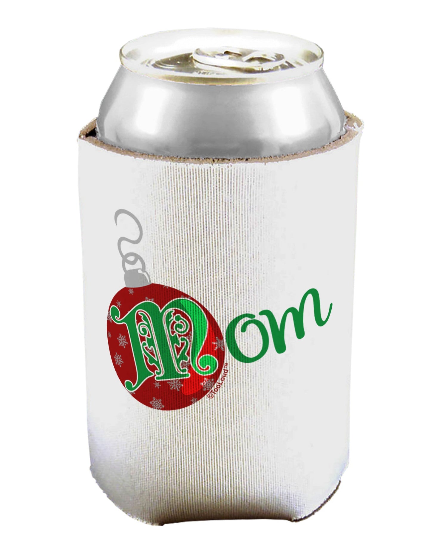 Matching Family Ornament Mom Can / Bottle Insulator Coolers-Can Coolie-TooLoud-1-Davson Sales