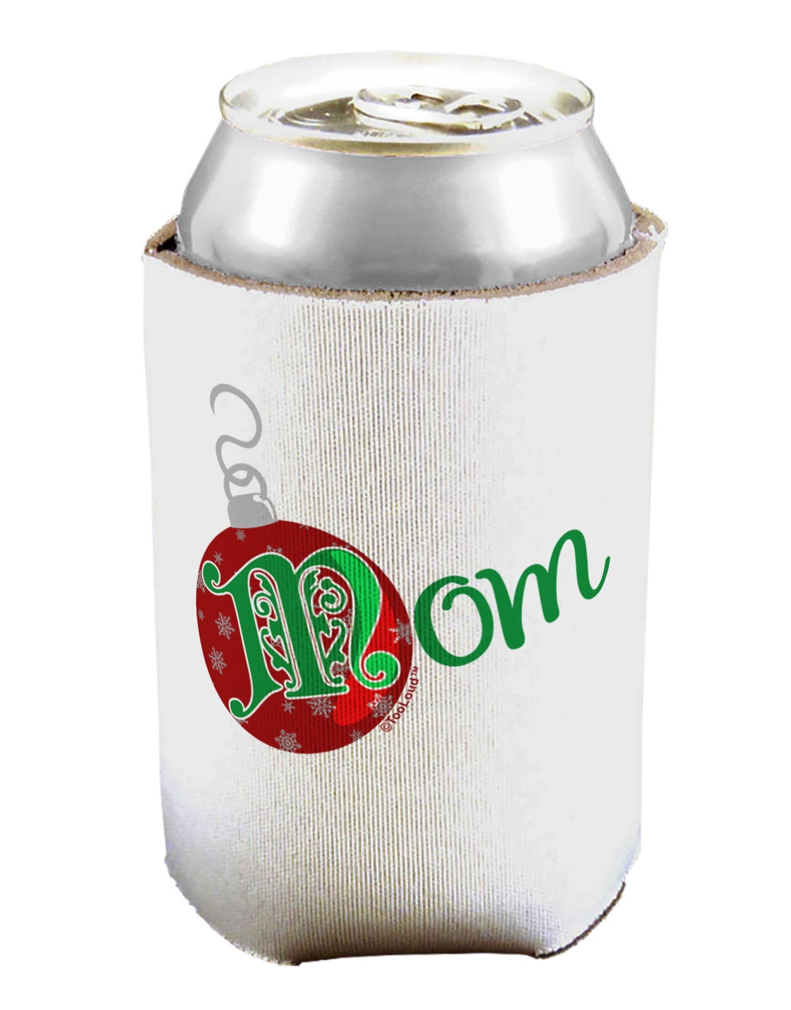 Matching Family Ornament Mom Can / Bottle Insulator Coolers-Can Coolie-TooLoud-1-Davson Sales