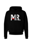 Matching Mr and Mrs Design - Mr Bow Tie Dark Hoodie Sweatshirt by TooLoud-Hoodie-TooLoud-Black-Small-Davson Sales