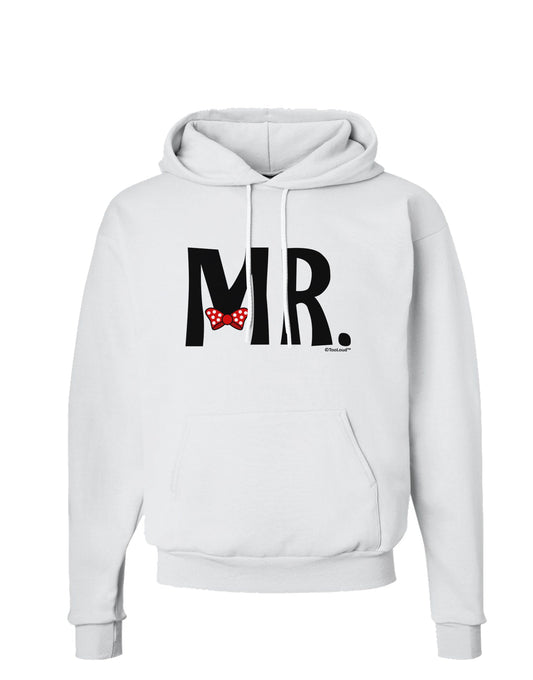 Matching Mr and Mrs Design - Mr Bow Tie Hoodie Sweatshirt by TooLoud-Hoodie-TooLoud-White-Small-Davson Sales