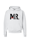 Matching Mr and Mrs Design - Mr Bow Tie Hoodie Sweatshirt  by TooLoud