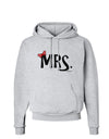 Matching Mr and Mrs Design - Mrs Bow Hoodie Sweatshirt by TooLoud-Hoodie-TooLoud-AshGray-Small-Davson Sales