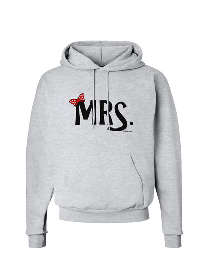 Matching Mr and Mrs Design - Mrs Bow Hoodie Sweatshirt by TooLoud-Hoodie-TooLoud-AshGray-Small-Davson Sales