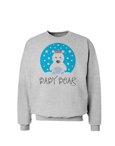 Matching Polar Bear Family - Baby Bear Sweatshirt by TooLoud-Sweatshirts-TooLoud-AshGray-Small-Davson Sales