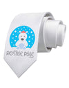 Matching Polar Bear Family - Brother Bear Printed White Necktie by TooLoud