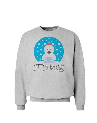 Matching Polar Bear Family - Little Bear Sweatshirt by TooLoud-Sweatshirts-TooLoud-AshGray-Small-Davson Sales