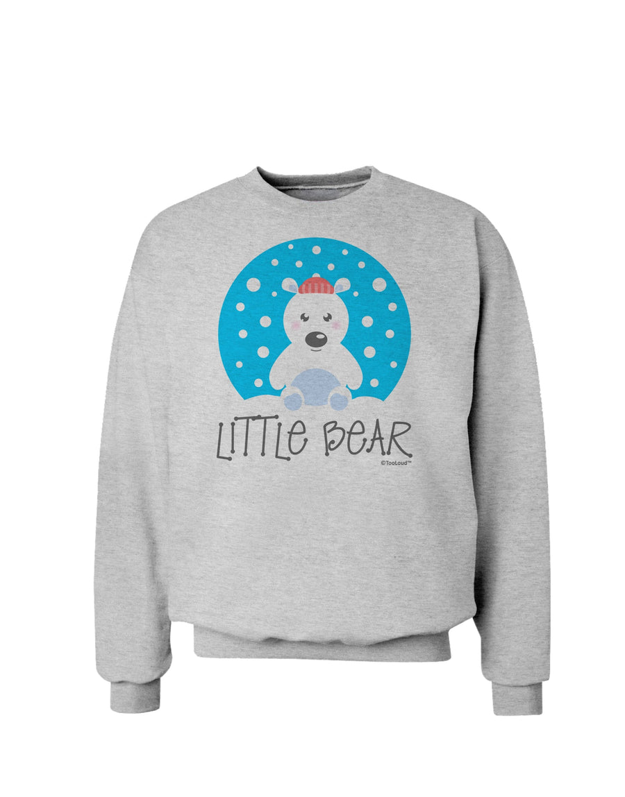 Matching Polar Bear Family - Little Bear Sweatshirt by TooLoud-Sweatshirts-TooLoud-White-Small-Davson Sales