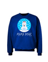 Matching Polar Bear Family - Mama Bear Adult Dark Sweatshirt by TooLoud-Sweatshirts-TooLoud-Deep-Royal-Blue-Small-Davson Sales