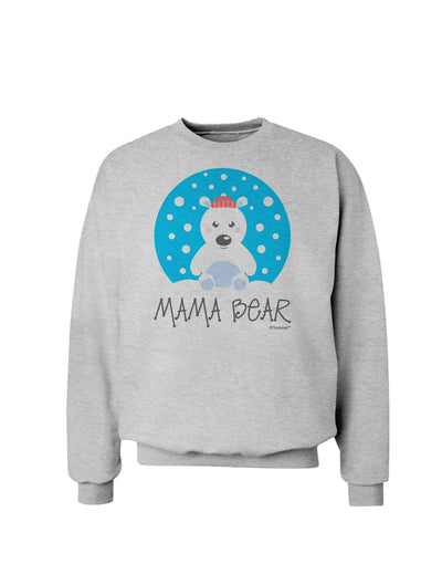 Matching Polar Bear Family - Mama Bear Sweatshirt by TooLoud-Sweatshirts-TooLoud-AshGray-Small-Davson Sales