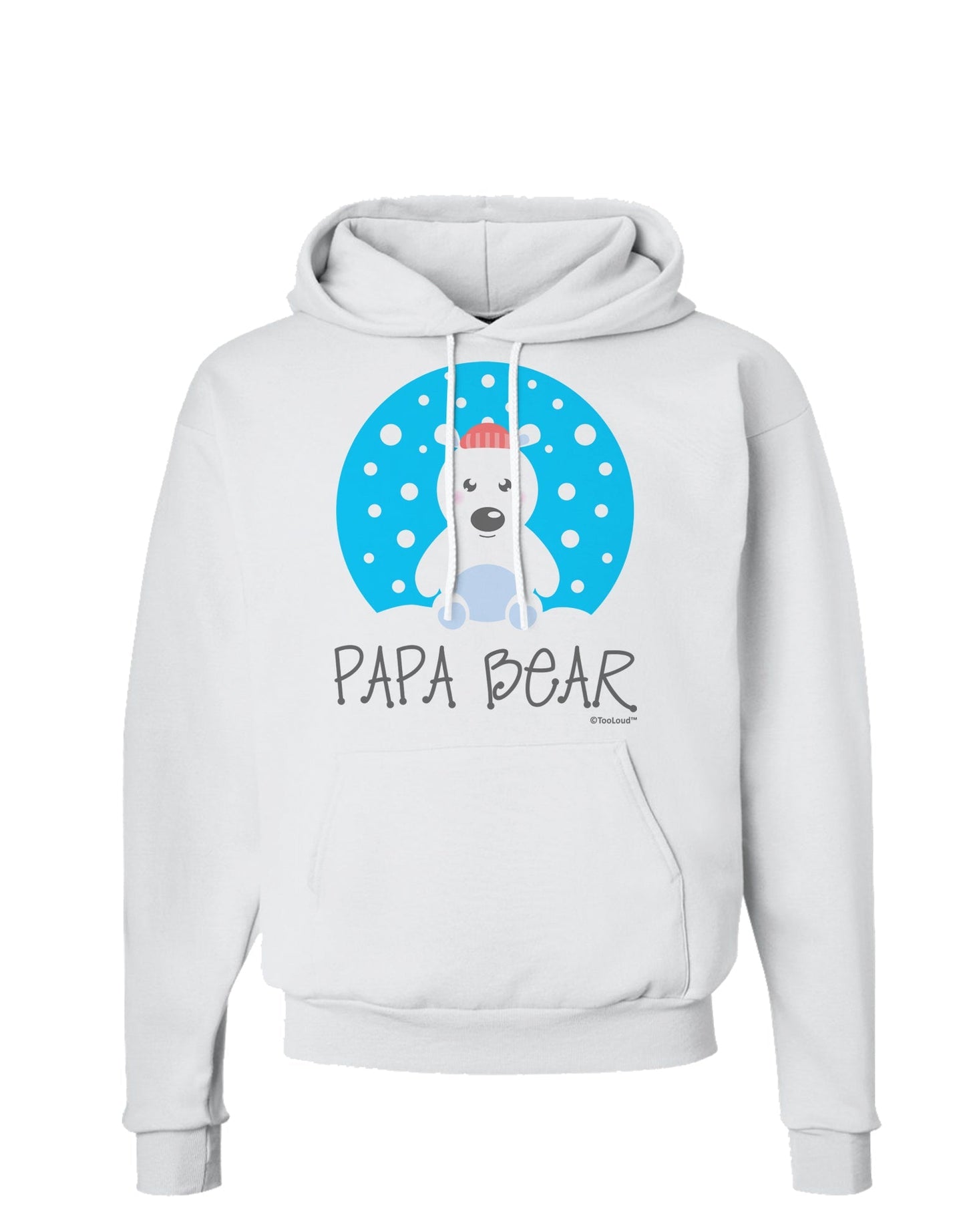 Matching Polar Bear Family - Papa Bear Hoodie Sweatshirt by TooLoud-Hoodie-TooLoud-White-Small-Davson Sales