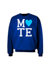 Matching Soulmate Design - Mate - Blue Adult Dark Sweatshirt by TooLoud-Sweatshirts-TooLoud-Deep-Royal-Blue-Small-Davson Sales