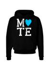 Matching Soulmate Design - Mate - Blue Dark Hoodie Sweatshirt by TooLoud-Hoodie-TooLoud-Black-Small-Davson Sales