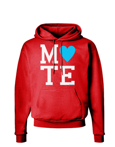 Matching Soulmate Design - Mate - Blue Dark Hoodie Sweatshirt by TooLoud-Hoodie-TooLoud-Red-Small-Davson Sales