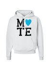 Matching Soulmate Design - Mate - Blue Hoodie Sweatshirt by TooLoud-Hoodie-TooLoud-White-Small-Davson Sales