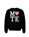 Matching Soulmate Design - Mate - Pink Adult Dark Sweatshirt by TooLoud-Sweatshirts-TooLoud-Black-Small-Davson Sales