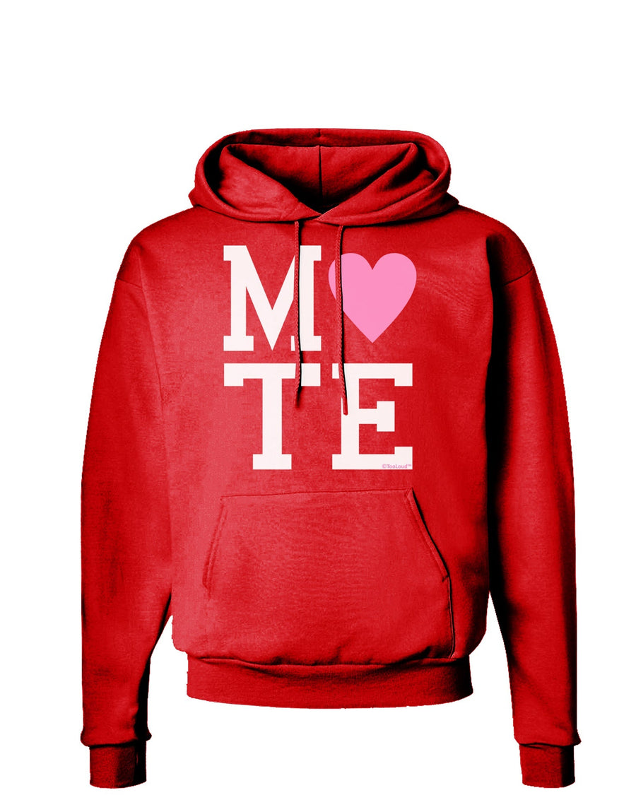 Matching Soulmate Design - Mate - Pink Dark Hoodie Sweatshirt by TooLoud-Hoodie-TooLoud-Black-Small-Davson Sales