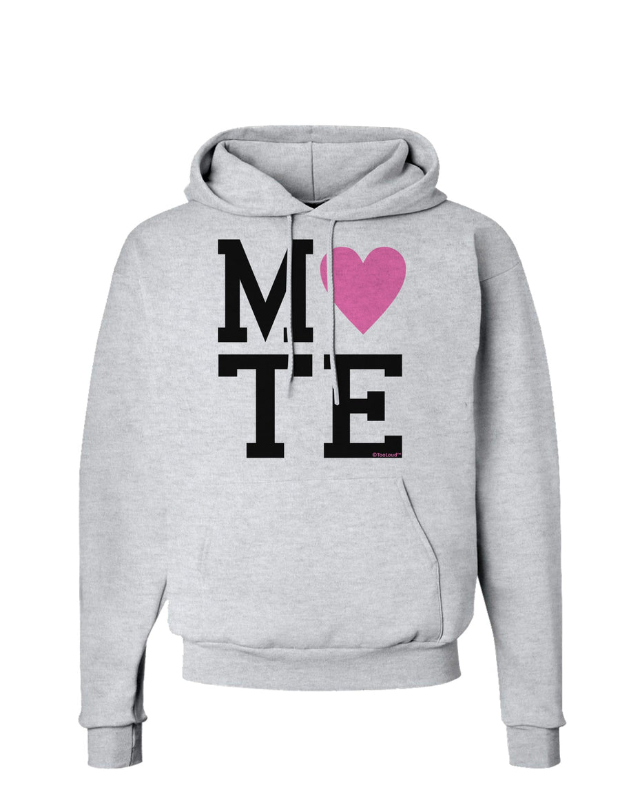 Matching Soulmate Design - Mate - Pink Hoodie Sweatshirt by TooLoud-Hoodie-TooLoud-White-Small-Davson Sales