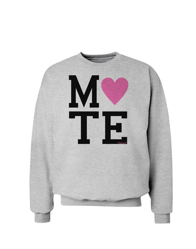 Matching Soulmate Design - Mate - Pink Sweatshirt by TooLoud-Sweatshirts-TooLoud-AshGray-Small-Davson Sales