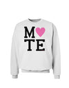 Matching Soulmate Design - Mate - Pink Sweatshirt by TooLoud-Sweatshirts-TooLoud-White-Small-Davson Sales