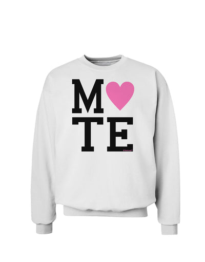 Matching Soulmate Design - Mate - Pink Sweatshirt by TooLoud-Sweatshirts-TooLoud-White-Small-Davson Sales