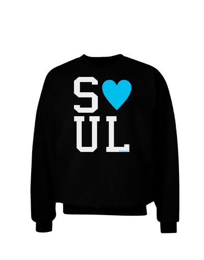 Matching Soulmate Design - Soul - Blue Adult Dark Sweatshirt by TooLoud-Sweatshirts-TooLoud-Black-Small-Davson Sales