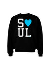 Matching Soulmate Design - Soul - Blue Adult Dark Sweatshirt by TooLoud-Sweatshirts-TooLoud-Black-Small-Davson Sales