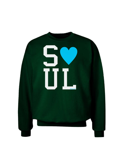 Matching Soulmate Design - Soul - Blue Adult Dark Sweatshirt by TooLoud-Sweatshirts-TooLoud-Deep-Forest-Green-Small-Davson Sales