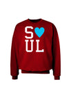 Matching Soulmate Design - Soul - Blue Adult Dark Sweatshirt by TooLoud-Sweatshirts-TooLoud-Deep-Red-Small-Davson Sales