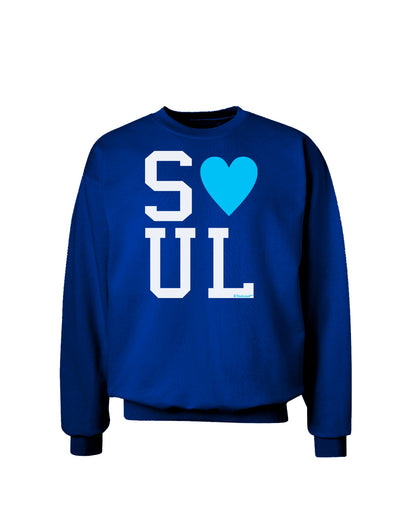 Matching Soulmate Design - Soul - Blue Adult Dark Sweatshirt by TooLoud-Sweatshirts-TooLoud-Deep-Royal-Blue-Small-Davson Sales