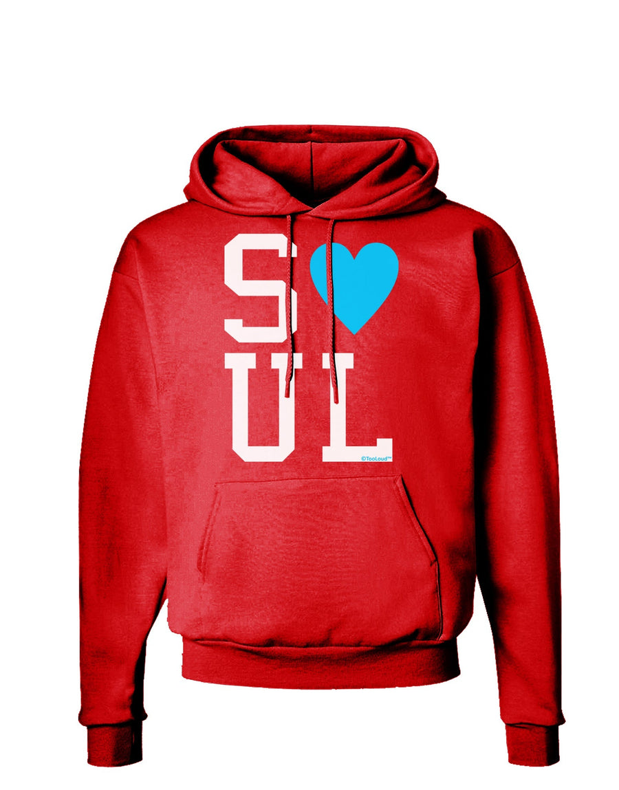 Matching Soulmate Design - Soul - Blue Dark Hoodie Sweatshirt by TooLoud-Hoodie-TooLoud-Black-Small-Davson Sales