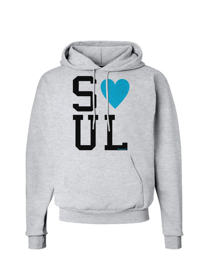 Matching Soulmate Design - Soul - Blue Hoodie Sweatshirt by TooLoud-Hoodie-TooLoud-AshGray-Small-Davson Sales