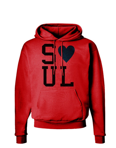 Matching Soulmate Design - Soul - Blue Hoodie Sweatshirt by TooLoud-Hoodie-TooLoud-Red-Small-Davson Sales