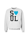 Matching Soulmate Design - Soul - Blue Sweatshirt by TooLoud-Sweatshirts-TooLoud-White-Small-Davson Sales