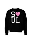 Matching Soulmate Design - Soul - Pink Adult Dark Sweatshirt by TooLoud-Sweatshirts-TooLoud-Black-Small-Davson Sales