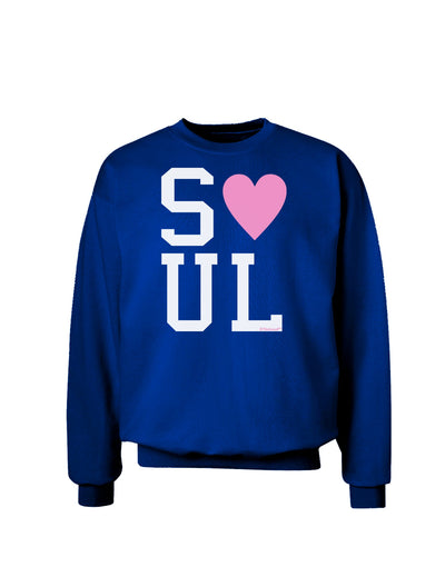 Matching Soulmate Design - Soul - Pink Adult Dark Sweatshirt by TooLoud-Sweatshirts-TooLoud-Deep-Royal-Blue-Small-Davson Sales