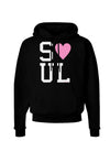 Matching Soulmate Design - Soul - Pink Dark Hoodie Sweatshirt by TooLoud-Hoodie-TooLoud-Black-Small-Davson Sales