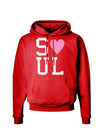 Matching Soulmate Design - Soul - Pink Dark Hoodie Sweatshirt by TooLoud-Hoodie-TooLoud-Red-Small-Davson Sales