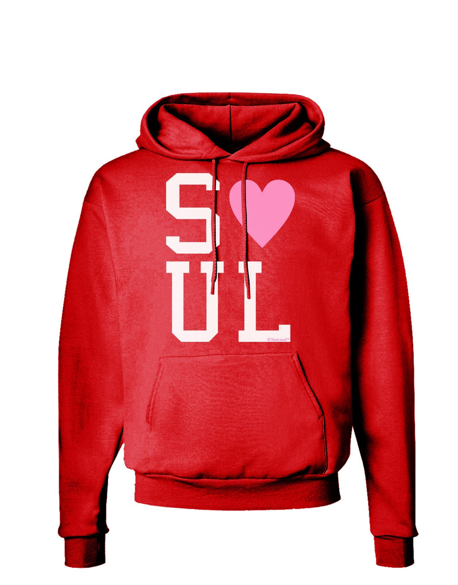 Matching Soulmate Design - Soul - Pink Dark Hoodie Sweatshirt by TooLoud-Hoodie-TooLoud-Black-Small-Davson Sales